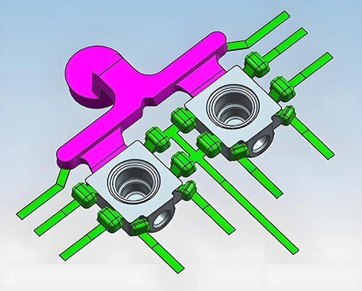 the sprue, runner, and gate system is crucial for die casting