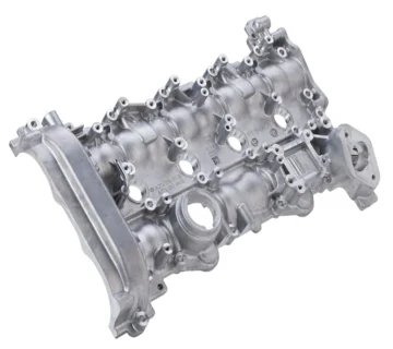 An engine casing (or engine block casing) made from Aluminum diecasting