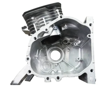 precision die‑cast aluminium enclosure with smooth, silvery finish