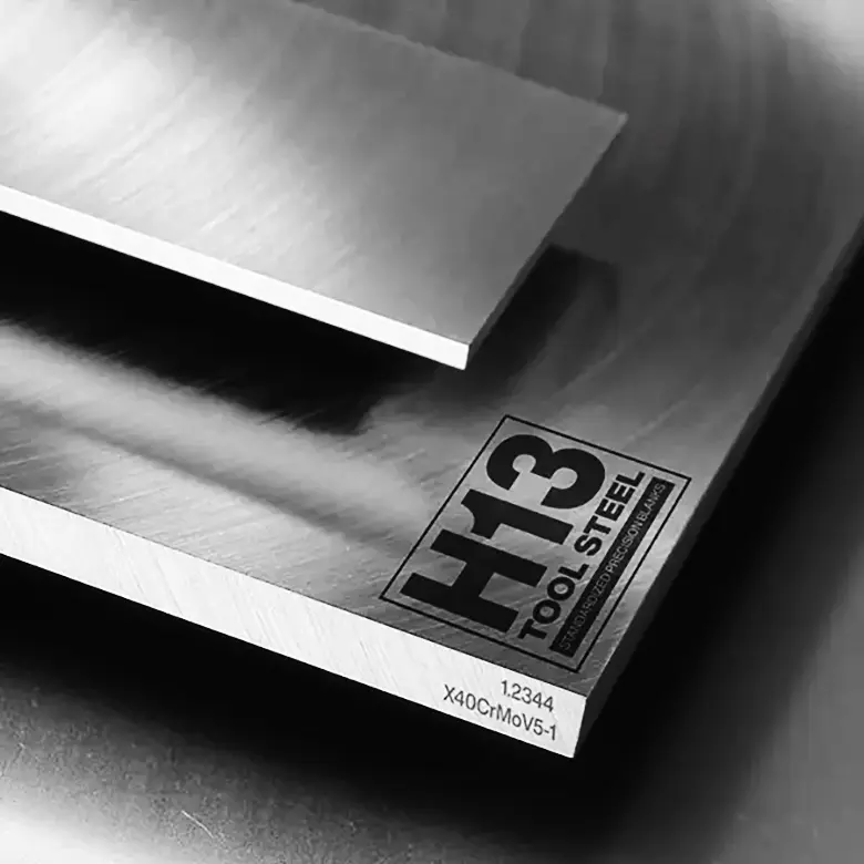 H13 die casting mould steel sample with designation 1.2344