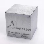 The aluminum density is approximately 2700 kg/m³ (or 2.70 g/cm³)