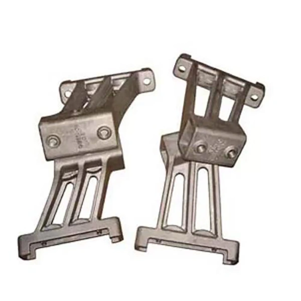casting-agricultura-parts Investment cast agricultural parts arranged on a workbench