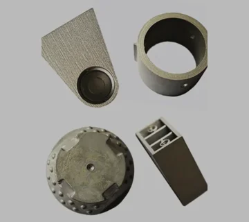 Precision zinc alloy parts produced using the hot chamber die casting process