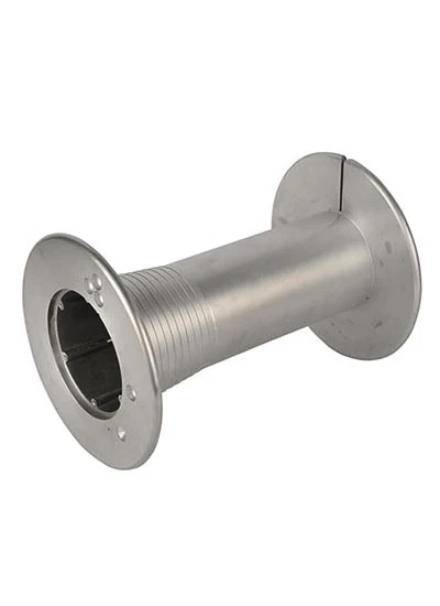 Textile components including high quality aluminum bobbins for industrial machinery